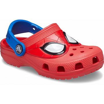 Zuecos Crocs Fun Lab Classic I AM Spiderman Niña Rojos | Mexico 1476ZUTG